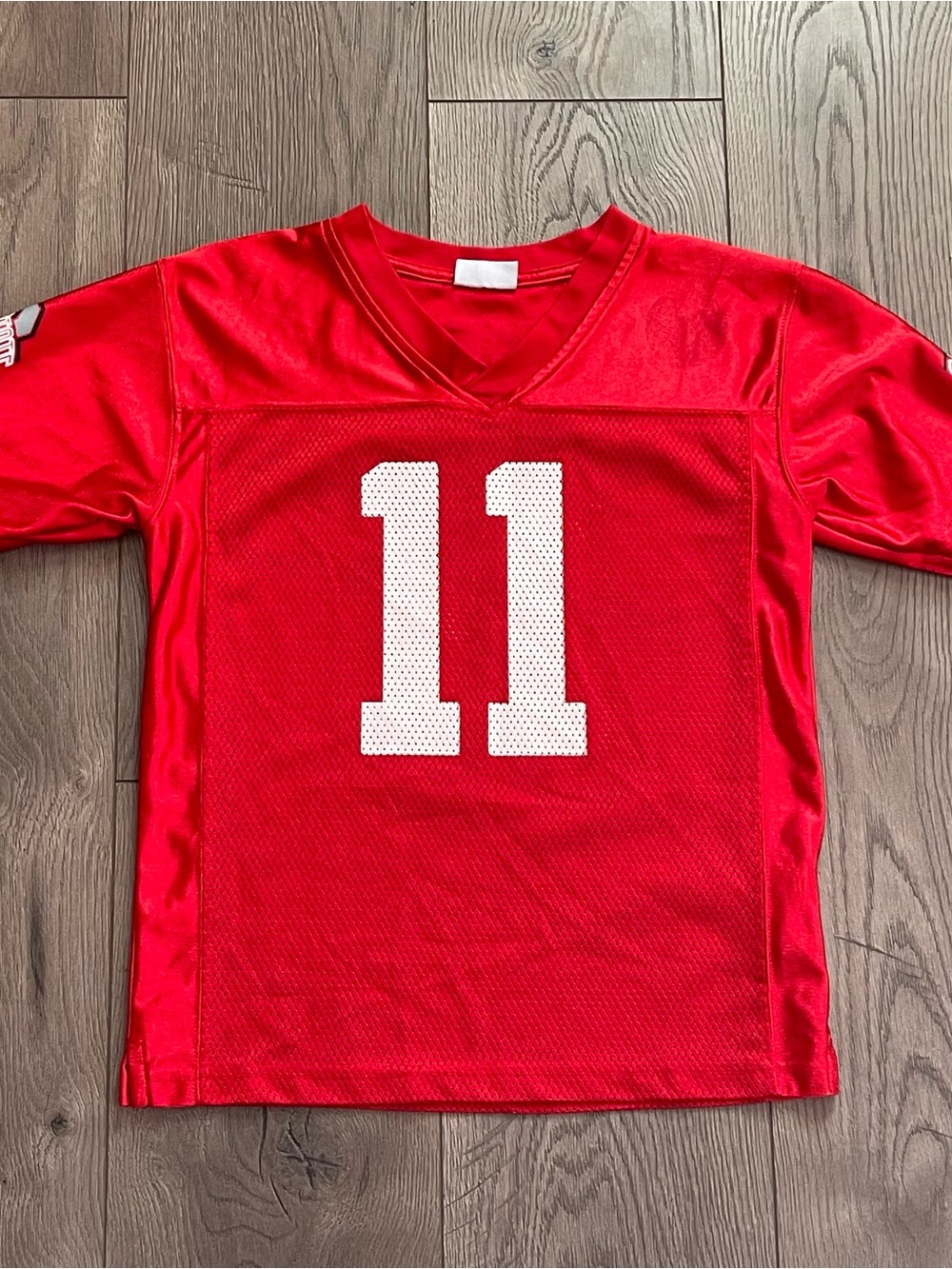 Vintage Pro Edge Ohio State Buckeyes Red #11 Youth 8/10 Football Jersey